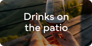 Drinks on the patio