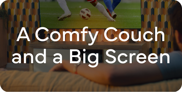 A Comfy Couch and a Big Screen