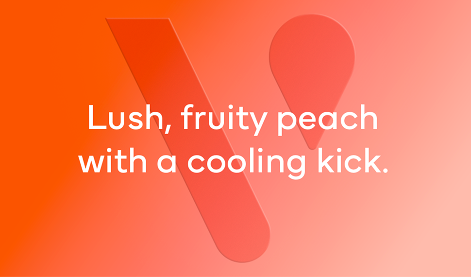 Lush, fruity peach with a cooling kick.