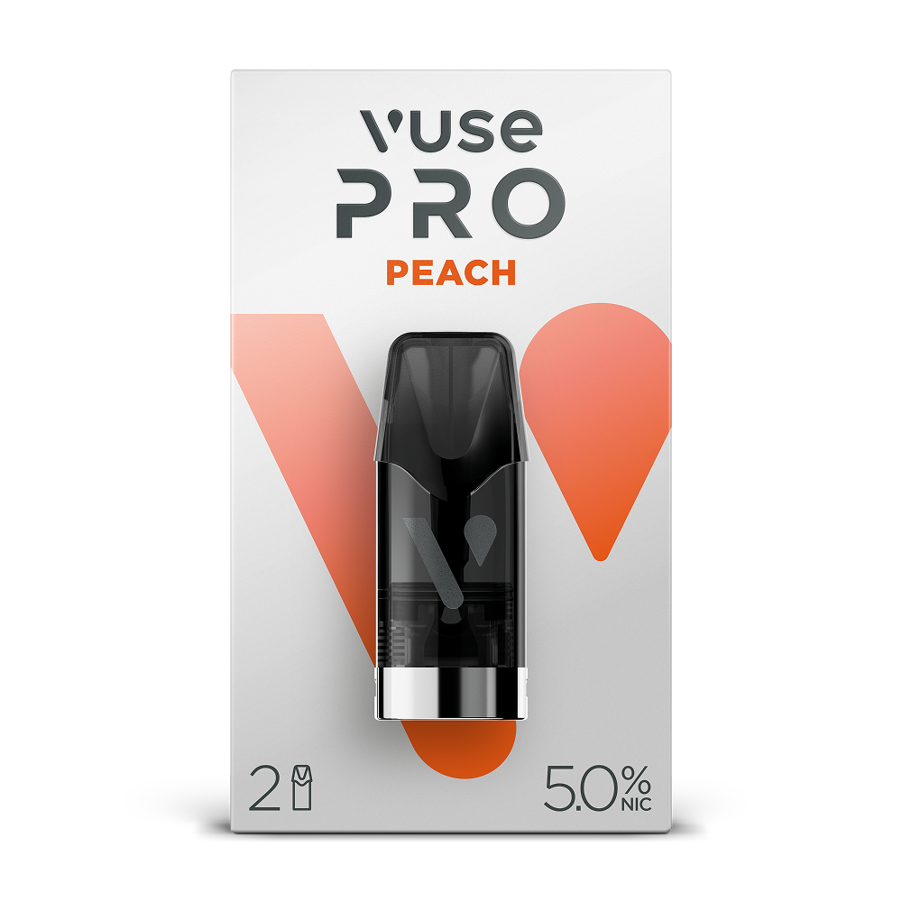 Vuse Pro Pod Peach  5% 2-pod Product Filter Image