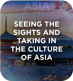 Seeing the sights and taking in the culture of Asia