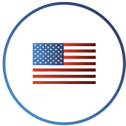 Liquids Blended in the USA Icon